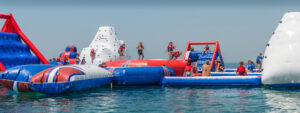AquaArena inflatable waterpark - Redline company