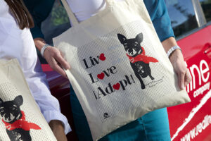 Bag with dog for Triple A created by Redline Company