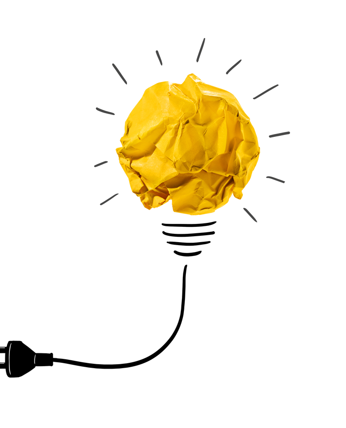 Bulb from paper created by Redline Company
