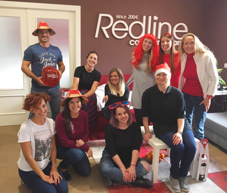 Redline Company team dressed up - Redline Company