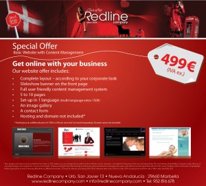 Redline website offer - Redline Company