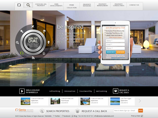 New website launch Siesta Real Estate created by Redline Company.
